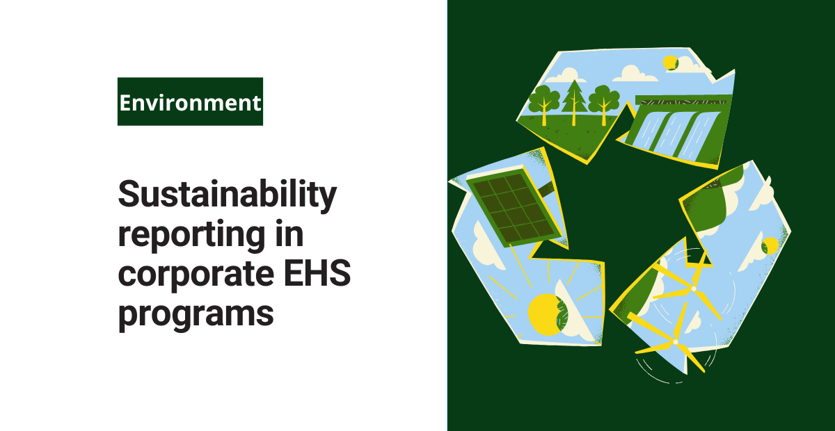 Sustainability Reporting In Corporate EHS Programs