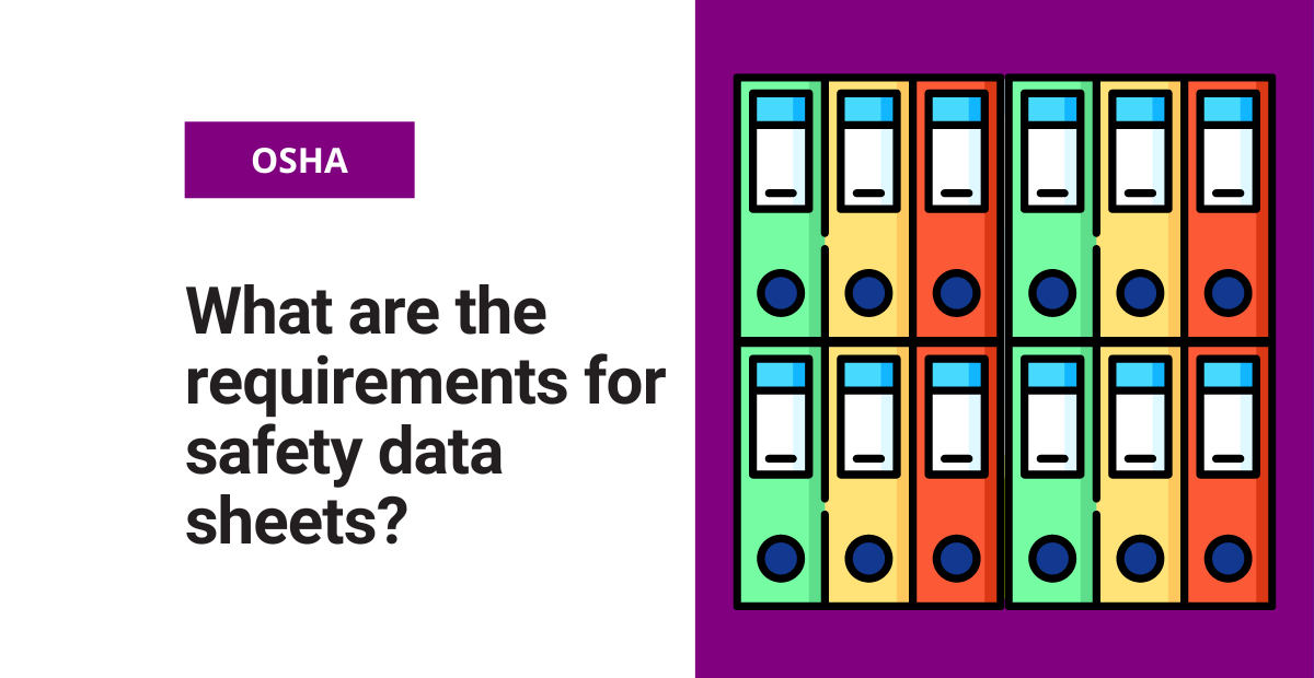 What are the requirements for safety data sheets? Frontline Blog