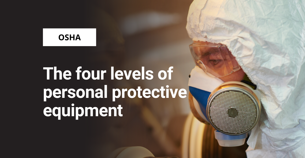 Five currently used levels of personal protective clothing by