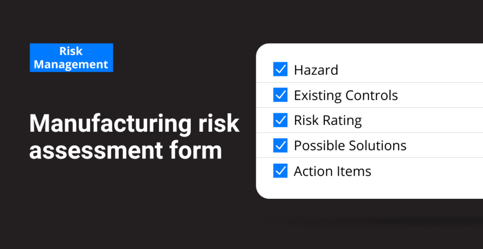 Manufacturing Risk Assessment Template And Examples Frontline 0008