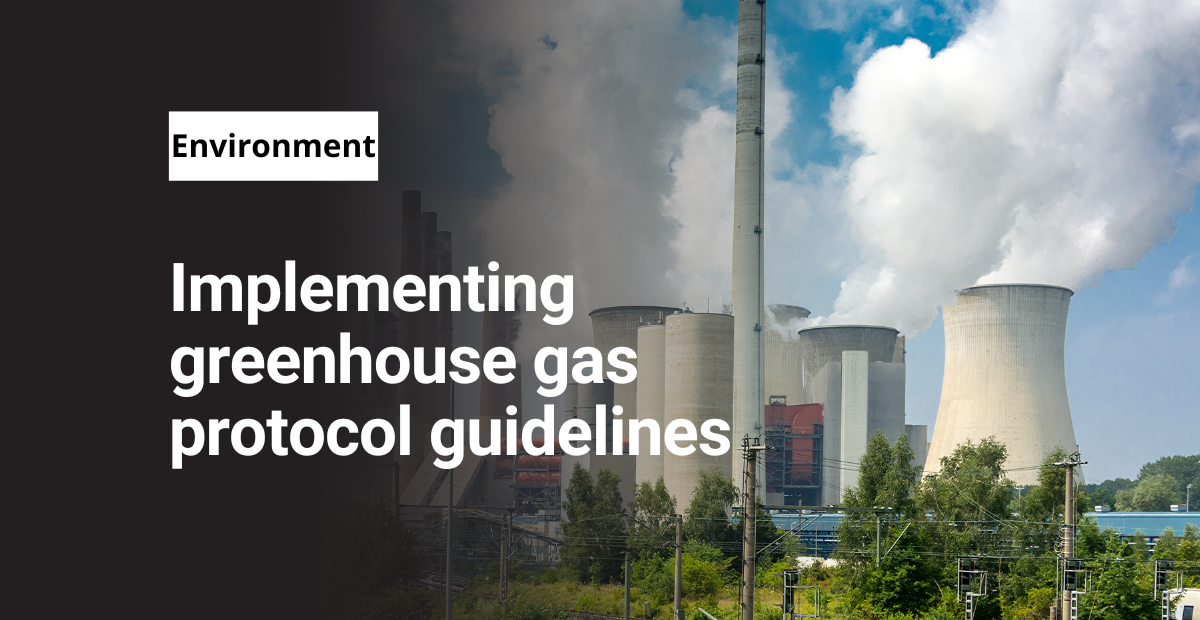 Implementing greenhouse gas protocol guidelines | Frontline Blog