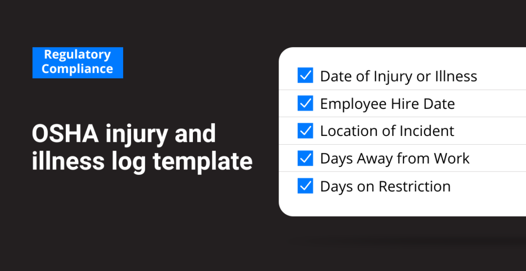 OSHA Recordkeeping Forms And Printable Template | Frontline Blog