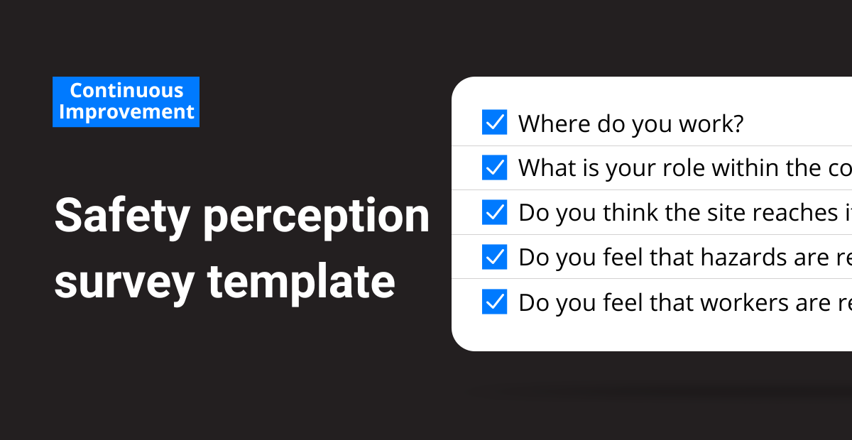 What Is A Safety Culture Survey With Template Frontline Blog