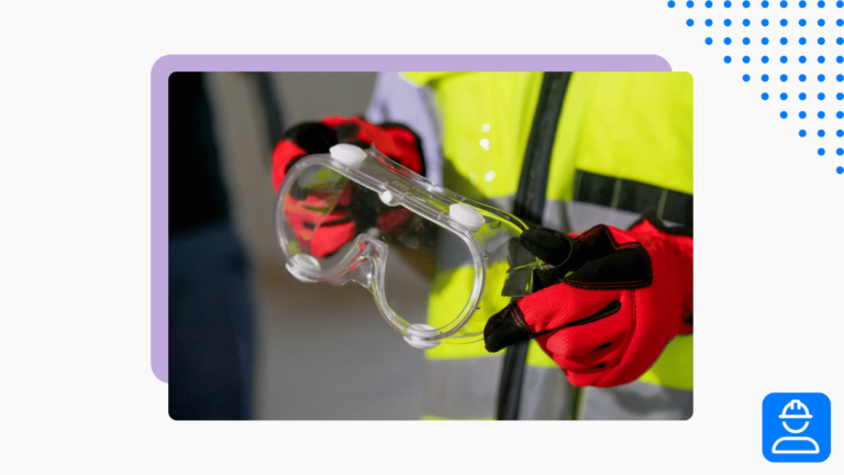 Substantial eye protection (toolbox talk)