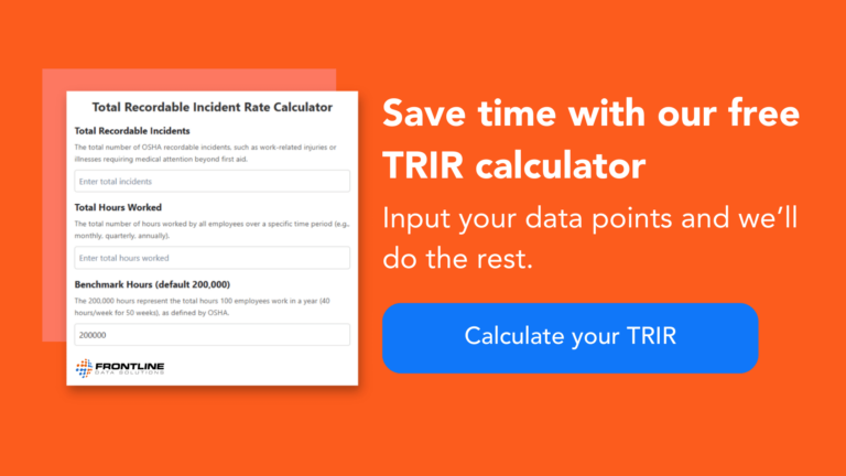 TRIR calculator